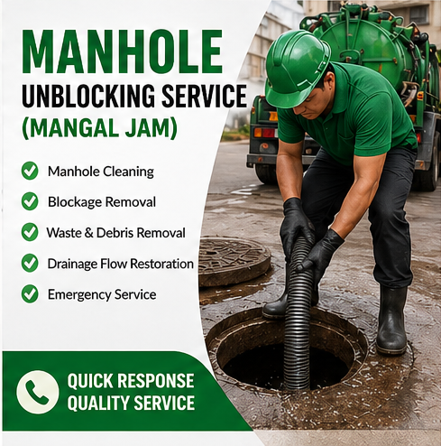 Manhole Unblocking Service in Kathmandu